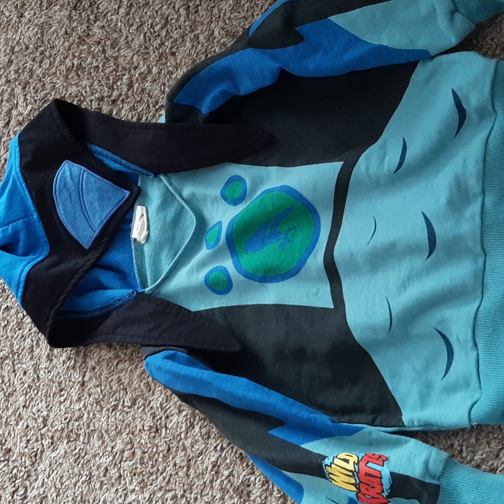Wild Kratts 4t blue bird hoodie